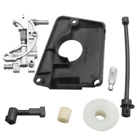 EMSea Oil Drive Pump Gear Kit Oil Pump Filter Hose Oil Nozzle Turbine Kit for 4500 5200 5800 45CC 52CC 58CC Chainsaw Pump 7pcs