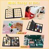 Premium 1000+ Pockets Trading Card Binder, 16-Pocket Ringless Side-Loading Album