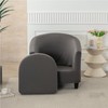 XINGYUEXUAN 2 Piece Stretch Club Chair Slipcover, Soft Barrel Tub