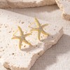 Starfish Stud Earrings - 18K Gold Plated Summer Beach Earrings