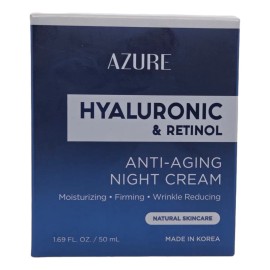 Azure Crema Noche Anti-edad: Retinol, Hialurónico, Firmeza