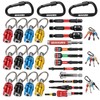 Geinxurn 25Pcs Bit Holder Key Chain, 1/4" Hex Shank One
