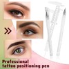 Eyebrow Mapping Kit, 4Pcs Eyebrow Microblading Marker Pens with 4