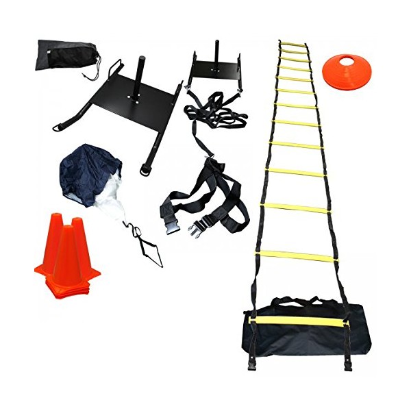 BlueDot Trading Power Sled Speed Ladder Agility Cones Kit