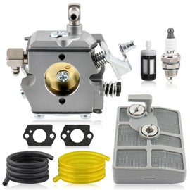 AUTOKAY WA-2 WA-2-1 Carburetor Carb for Chainsaw Stihl 030 031 031AV 032 032AV for Paramount PLT2145 Poulan 112 DPT112 for Weed Eater LT7000 GTI17LE GTI52 SST45 for Amp 1113-120-0602 with Fuel Line