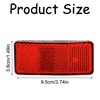 Luckious Mountain Bike Rear Rack Reflector Light – Easy-to-Install Bicycle