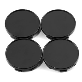 RhinoTuning Set of 4 Wheel Hub Caps for Nissan Infiniti Hub Caps OD 54 mm ID 49.5 mm, Black Wheel Hub Cover Suitable for 350Z Rogue Altima Leaf Maxima Murano M56 Prius Wheel, 40342-AU511