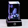 3D Crystal Engraved Owl Figurines Ornaments Owl Housewarming Gifts for