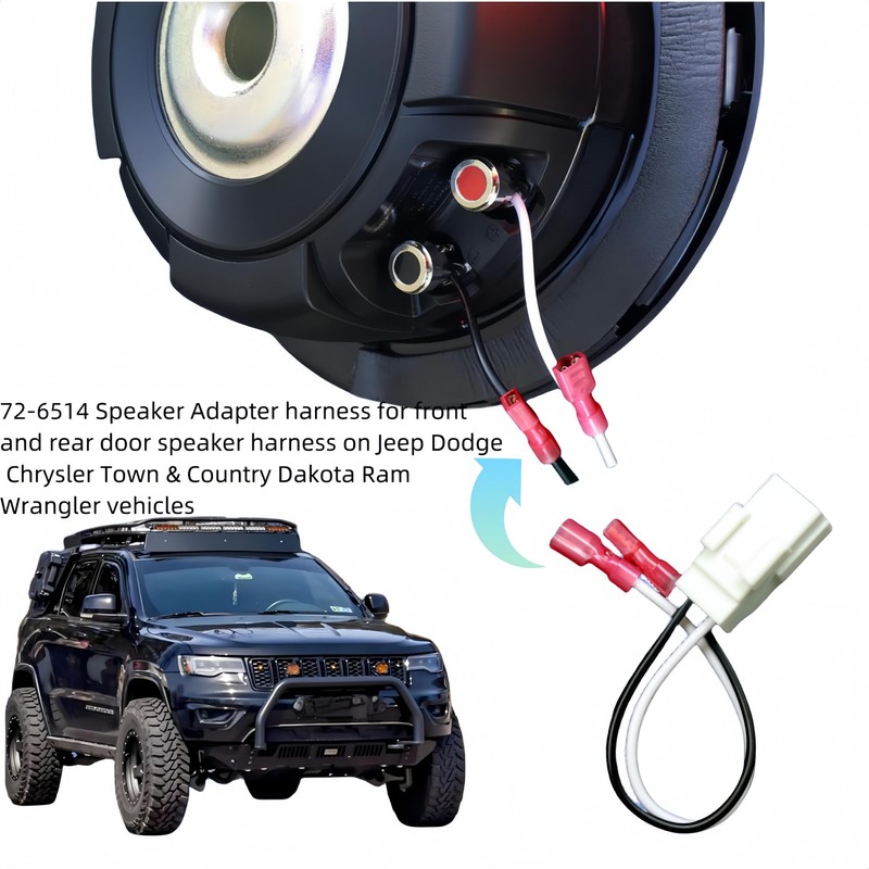 Losato 72-6514 Speaker Adapter (4 Pieces) for Dodge, Ram car