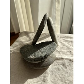 4 Extra Large Flat Stones to Paint - Approx 12cm - Rare Natural Stones from Alpine Rivers Ideal for Crafts, Creative Decoration and DIY Projects, Smooth and Paintable with Acrylic Paints and Paint