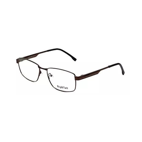 Big&Tall by Vivid 16 Designer Eyeglasses in Brown +3.50