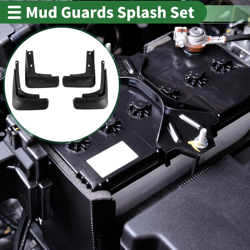 Motoforti Mud Flaps Splash Guards Mud Guards for Lincoln MKZ