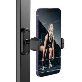 FungSun Gym Phone Holder 360°Adjustable Magnetic Phone Holder Gym Magnetic Phone Mount for Gym Compatible with 4.7-6.5" Smartphones