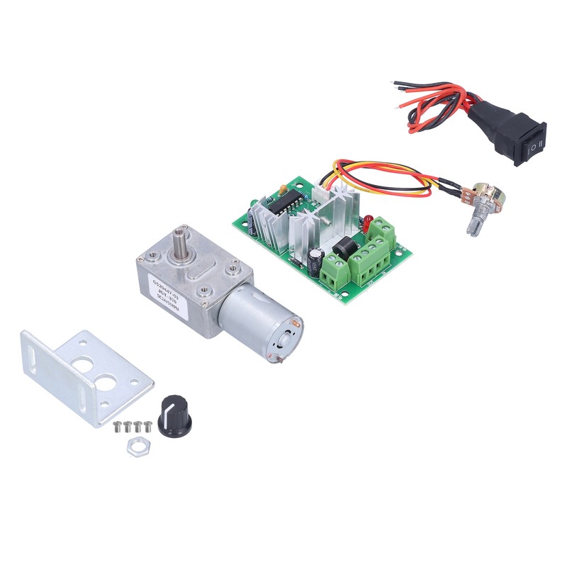 DC 24V Worm Gear Motor with Governor High Torsion Mini