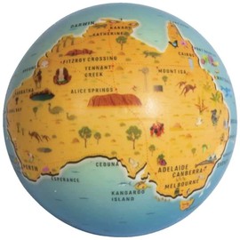 IS Gifts Australia Map Stress Ball