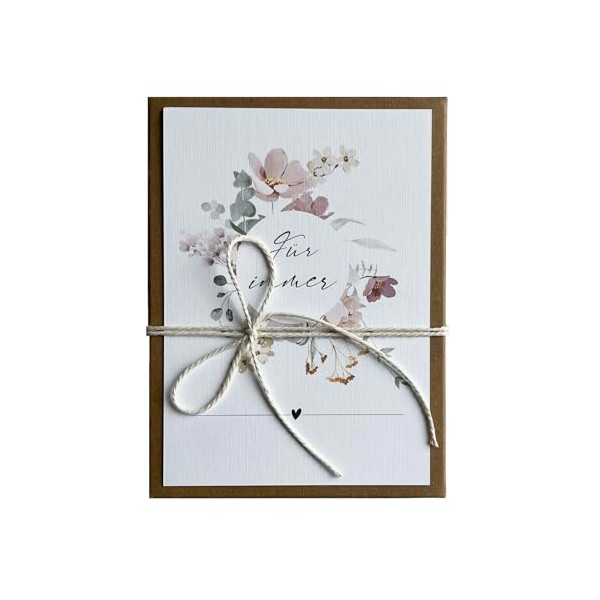 Geldgeschenk zur Hochzeit | Geschenkbox | mit Leinens√§ckchen und Garn