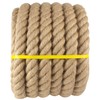 Manila Rope 2Inch x 50 Feet, Twisted Manila Rope Thick
