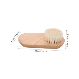 FOMIYES 2pcs Nail Brush Soft Bristles for Cleaning Fingernails and Toes Gentle for Manicures and Beauty Treatments