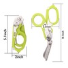 Elegital Emergency Response Shears, Stainless Steel Foldable Scissors Pliers, Outdoor