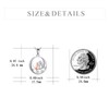 TIGER RIDER Sterling Silver Cat Urn Necklace for Ashes Cat