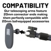 Bulletpoint Mounting Solutions Extension Arm 8"-10.5" Carbon Fiber + Kevlar