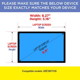 Artemis Shields Matte Screen Protector for Lenovo Legion Go 8.8inch 144Hz WQXGA Gaming Handheld 83E1001YUS 2 Pack