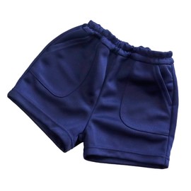Kirsche Brute Gymnastics Clothes, Shorts, Unisex, Made in Japan, 39.4 - 51.2 inches (100 - 130 cm), navy, navy blue