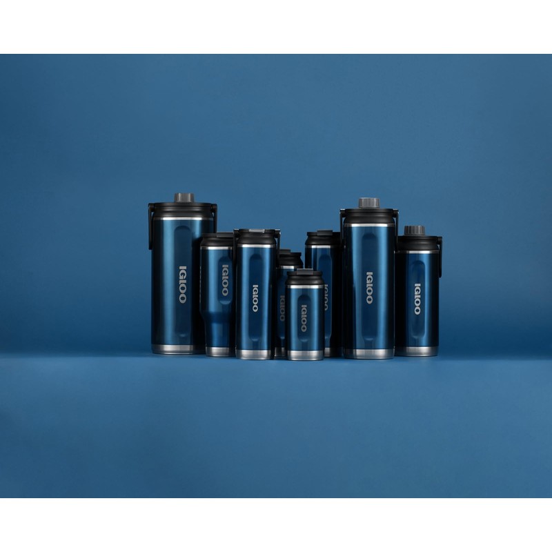 Igloo, 20 OZ Stainless Steel, Sport Sipper BottleModern Blue