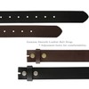 BS1050-32MM One Piece Full Genuine Leather Belt Strap - 1-1/4"