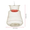Stainless Steel Foldable Round Portable Fish Shrimp Basket Fishing Net