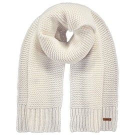Barts Jasmin 0268 Women's Knitted Scarf White 10, cream white