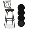 Deisy Dee 4PCS Round Bar Stool Seat Covers Stretch Round