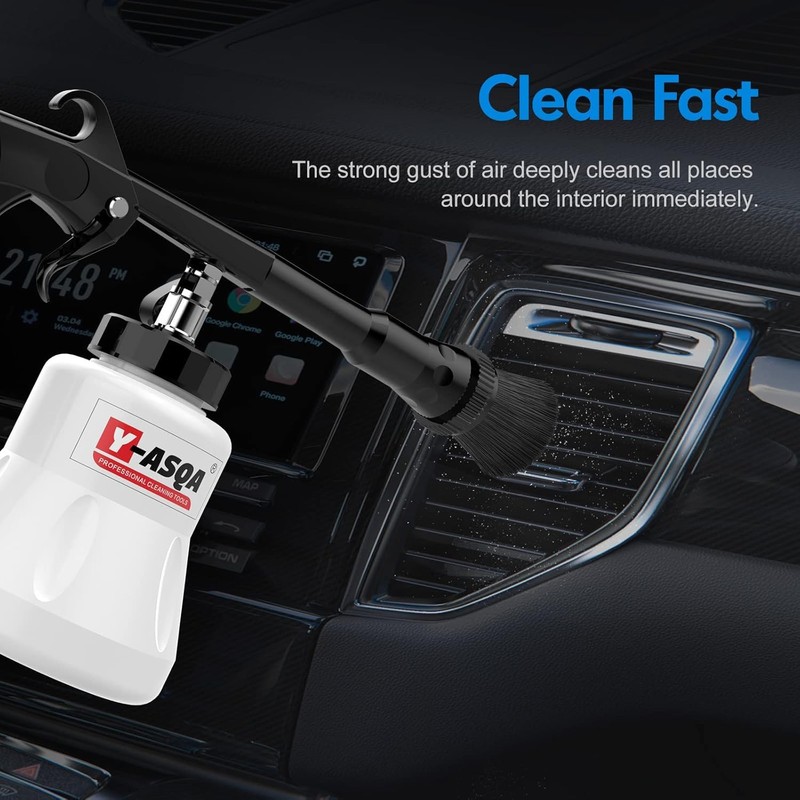 Y-ASQA Professional Car Cleaning Gun - Tough Stain Remover for