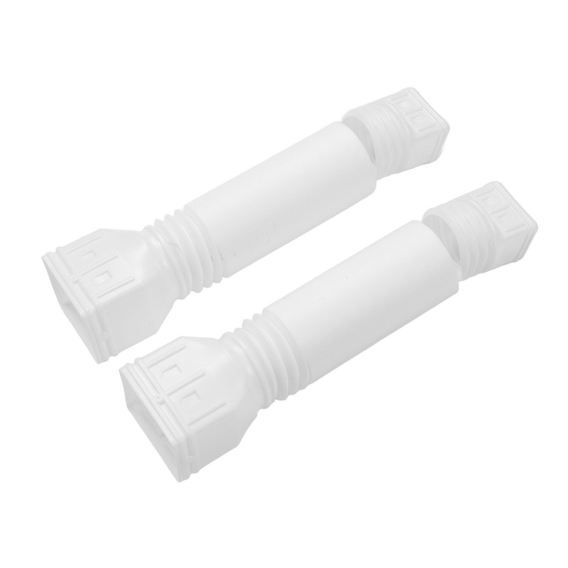 2 Set Gutter Downspout Extension Flexible 21in to 58in Drainage