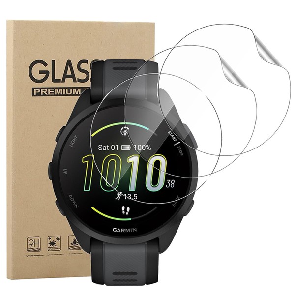 carinacoco 3 Pack Screen Protector for Garmin Forerunner 965, HD