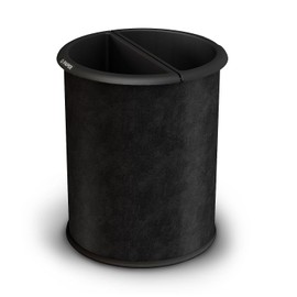 Commercial Zone Products Precision Series InnRoom Recycler Container, Black Vinyl Wrap (780946)