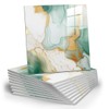 Chejiaye 22pcs Marble Peel and Stick Backsplash Waterproof Washroom Wall