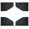 heyous 4PCS Black Plastic Fish Tank Corner Protector Aquarium Glass