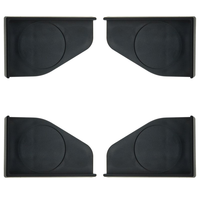 heyous 4PCS Black Plastic Fish Tank Corner Protector Aquarium Glass