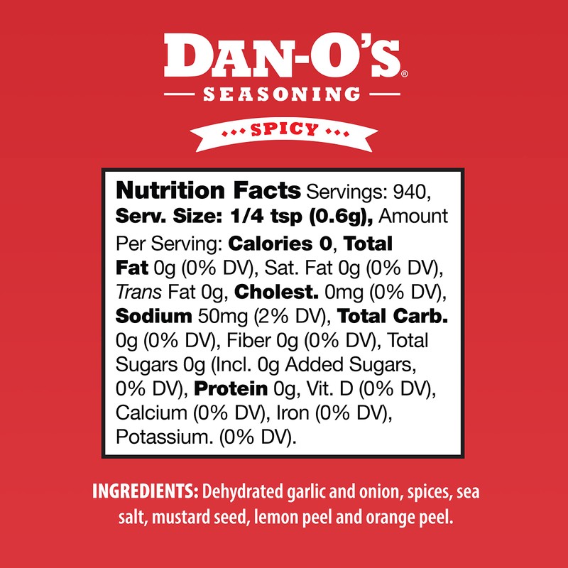 Dan-O's Seasoning Large 2 Bottle Combo | Spicy & Chipotle