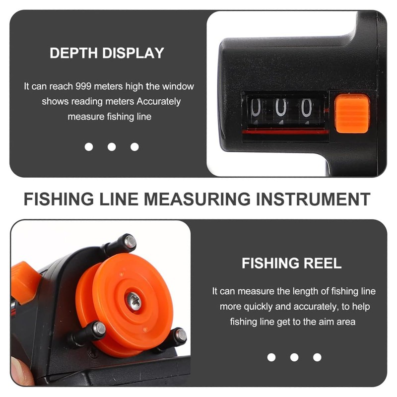 AIMALL 999 Meters Fishing Line Counter with Precision Display and