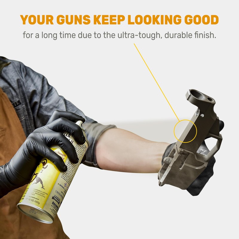 Brownells Aluma-Hyde II Epoxy Based Firearm Finish Spray Coating Protection