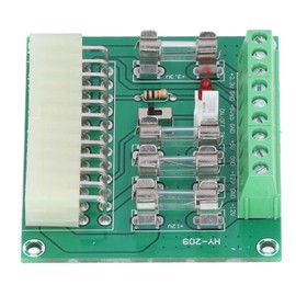 ATX Power Adapter Module 24 Pin to 20 Pin Converter for Desktop PC – Breakout Board with +3.3V +5V +12V -12V Output