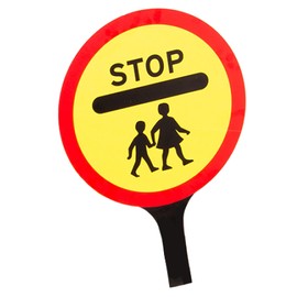 PRETEND TO BEE Unisex Kid's Road Crossing Patrol Sign, Fancy Dress Costume Accessory, Multi-Coloured, 18+ Months
