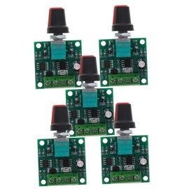 Operitacx 5pcs Variable Speed Dc Motor Controller Pwm Speed Knob Switch Regulator for Electronics