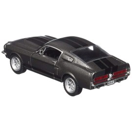 Kinsmart Scale 1/38 1967 Ford Shelby Mustang GT-500 Diecast Car Pull Back Action Grey