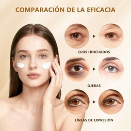 WEUD Contorno de Ojos con Retinal, Péptidos y Probióticos, Crema Ojos Hidratante para Bolsas, Líneas Finas, Ojeras y Arrugas, Cuidado de La Piel Corea
