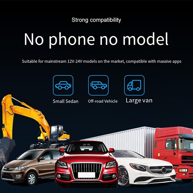 tieedhfu High Definition Lossless Sound Car Bluetooth MP3 Player Power-Off