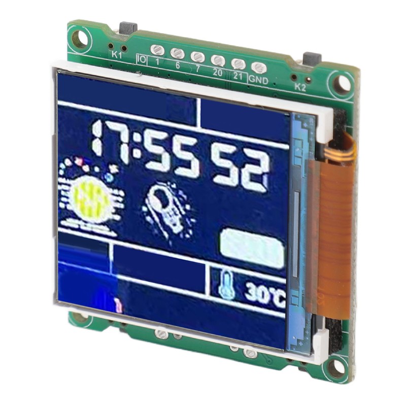 For ESP32 C3 Desktop Trinket Support WiFi Bluetooth 1.44inch LCD