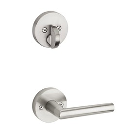 Kwikset 99710-008 Single Cylinder Interior Pack Only with Milan Lever For Signature Series Low Profile Handle In Satin Nickel